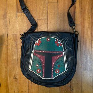 Loungefly STAR WARS Boba Fett purse and wallet Mandolorian crossbody bag